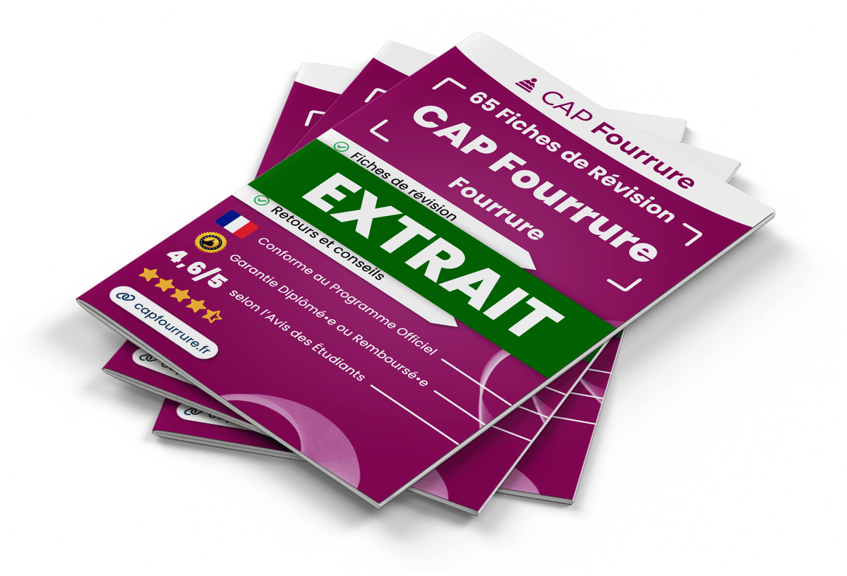 Extrait Fiches Révision gratuites CAP Fourrure